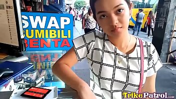 Smutty Asian girl was shot in the market and rammed into her vagina in a doggy styleous position